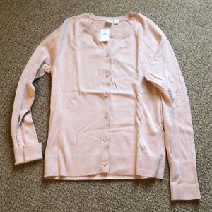 NEW Gap soft pink cardigan